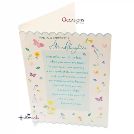 Birthday Card for A Wonderful Granddaughter - Hallmark