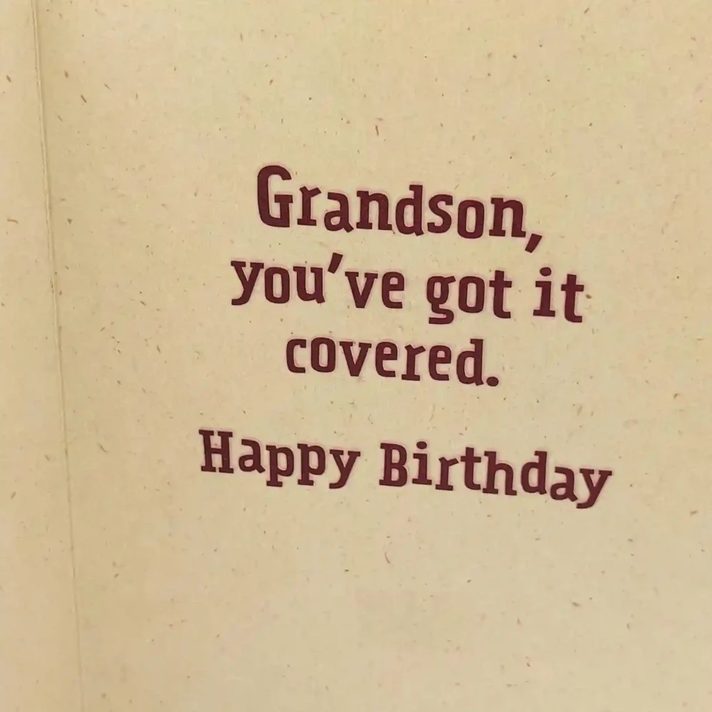 Birthday Greeting Card for the Coolest Grandson - Hallmark