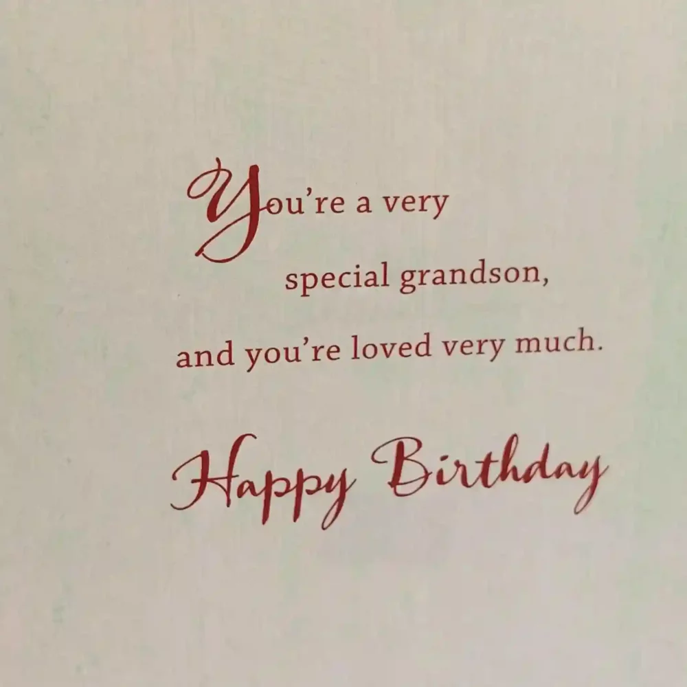 Birthday Card for the Special Grandson - Hallmark