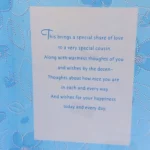 Special Cousin Birthday Card - Hallmark