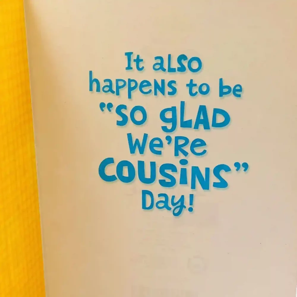 Cousin's Day Birthday Card - Hallmark