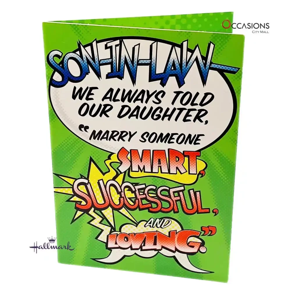 Son-in-Law Cartoon Birthday Greeting Card - Hallmark