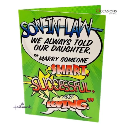 Son-in-Law Cartoon Birthday Greeting Card - Hallmark