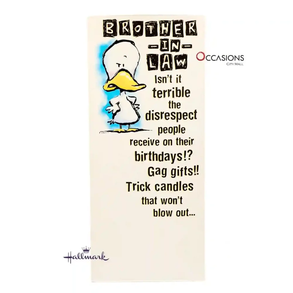 No-Open Birthday Card for Brother-in-Law - Hallmark