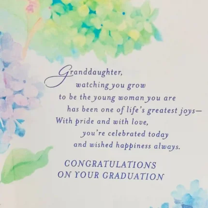 Graduation Greeting Card for A Granddaughter - Hallmark