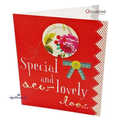 Sew Lovely Birthday Card