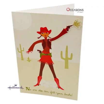 Cowgirl Birthday Card