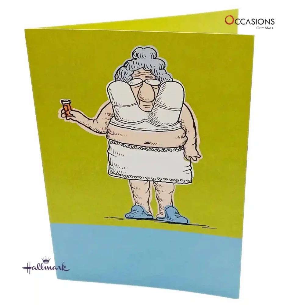 Funny Blue Pill Card