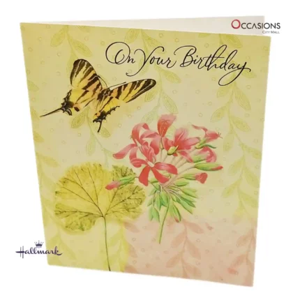 Butterfly Bloom Birthday Card