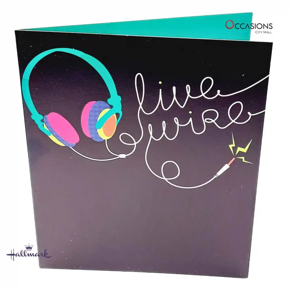 Music Vibes Greeting Card
