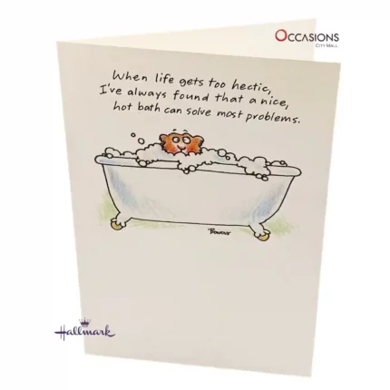 Hot Bath Humor Card