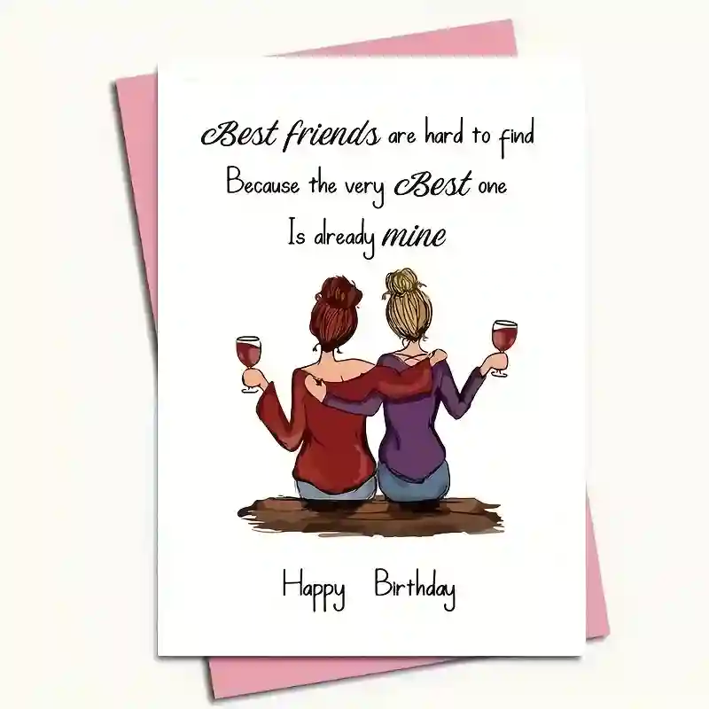 Best Friends (6) Best Friend Birthday Card