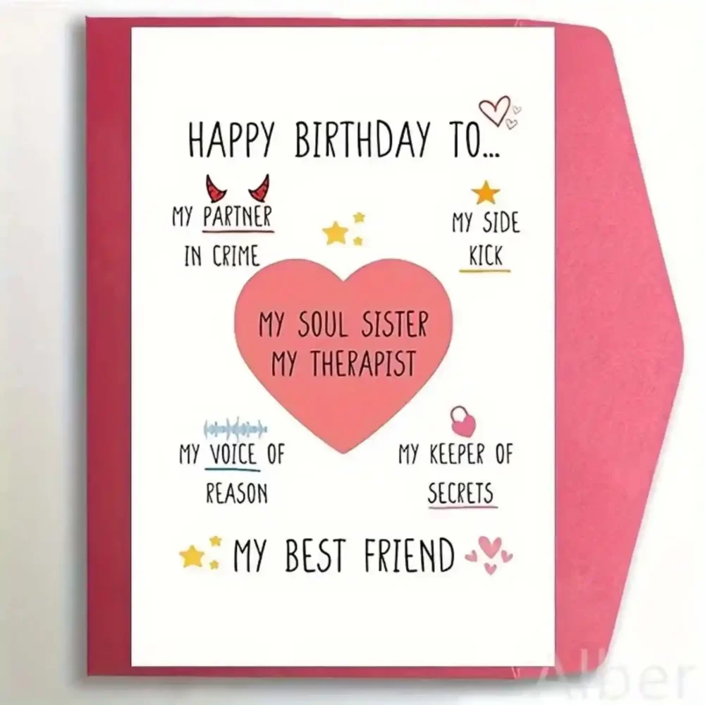 Soul Sister Birthday Greeting Card