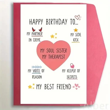 Soul Sister Birthday Greeting Card