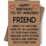 Amazing Friend Birthday Card
