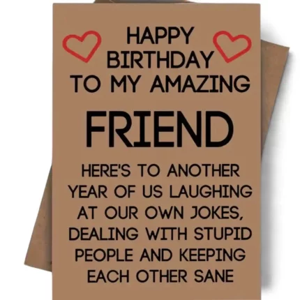 Amazing Friend Birthday Card