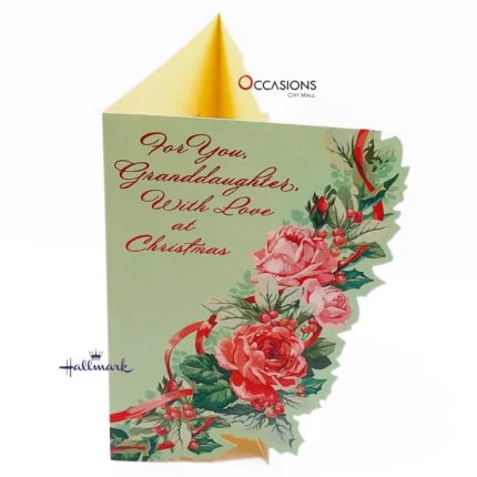 Granddaughter Rose Blessing Card