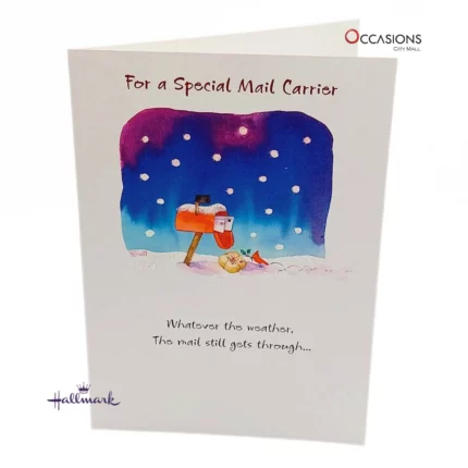 Special Mail Carrier Christmas Card