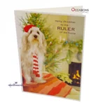 House Ruler Dog Christmas Card