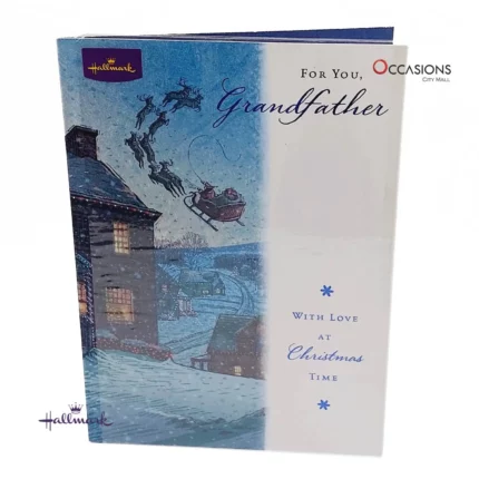 Grandfather Christmas Blessings Card