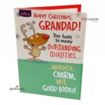 Grandad Christmas Fun Card