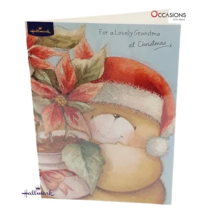 Christmas Hugs Grandma Card