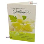 Warm Goddaughter Message Christmas Card