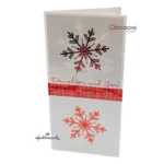 Snowflake Christmas Daughter & Son Card
