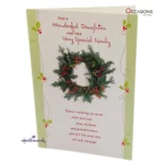 Family Blessings Christmas Card – Daughter & Family