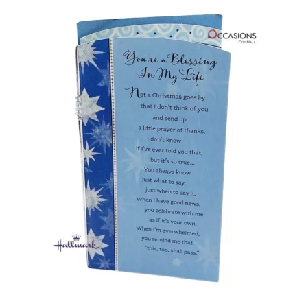 Blessing Friendship Christmas Card