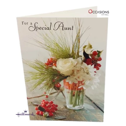 Special Aunt Love Christmas Card