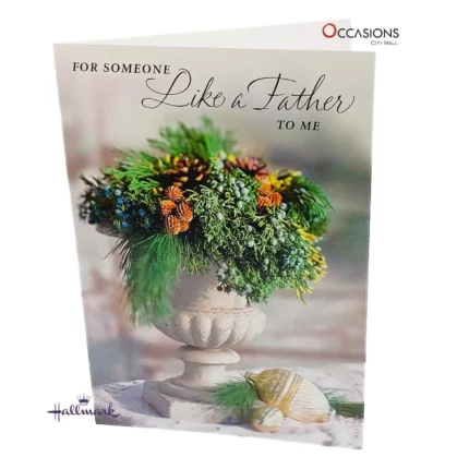 Father Figure Christmas Card