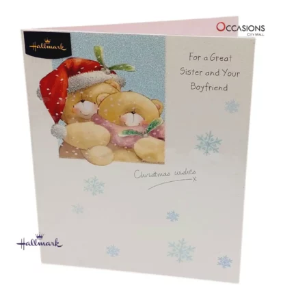 Sister and Her Boyfriend Christmas Card