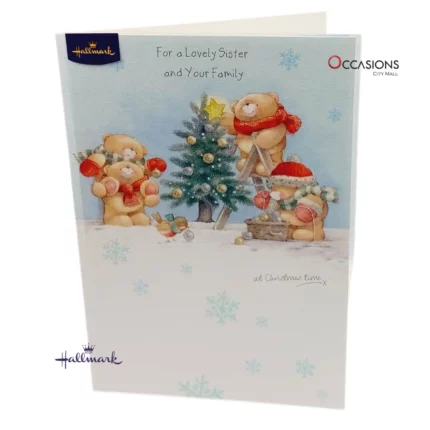 Christmas Sister Family Card
