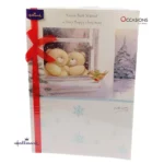 Snowy Window Couple Christmas Card