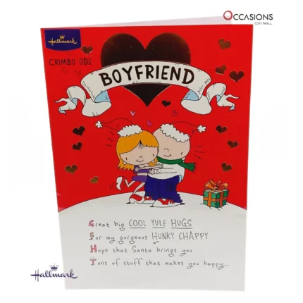 Crimbo Boyfriend Fun Christmas Card