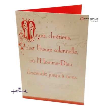 Minuit Chrétiens Christmas Card