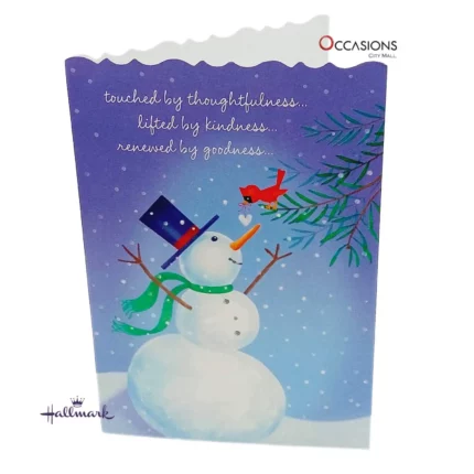 Snowy Kindness Christmas Card