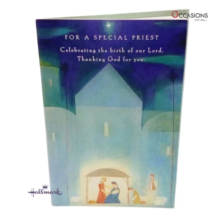 Priest Christmas Blessing Card
