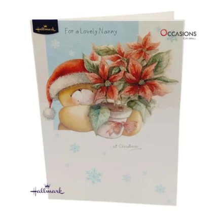 Christmas Bloom Nanny Card