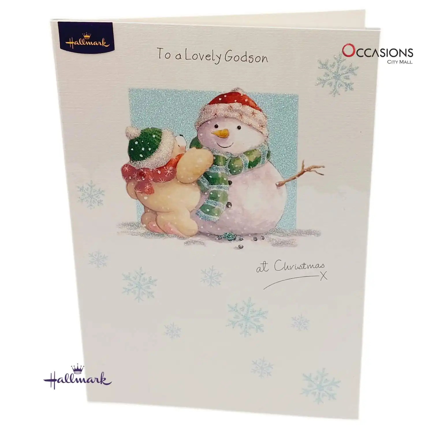 2025-10-21 14.06.01.as Christmas Snowman Godson Card
