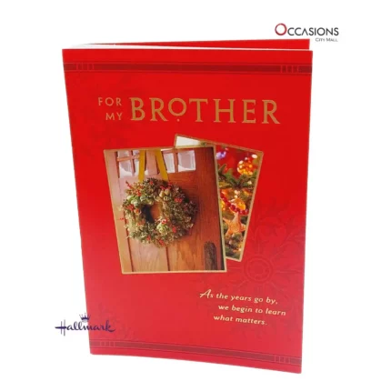 Christmas Bond Brother Card
