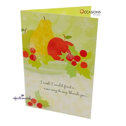 Thank You – Happy Holidays Card