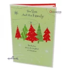 Christmas Family Blessings card