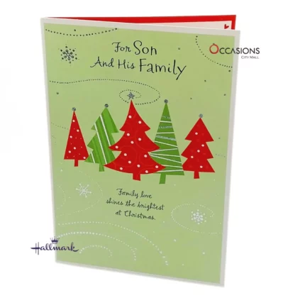Christmas Family Blessings card