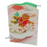 Gingerbread Christmas Son Card