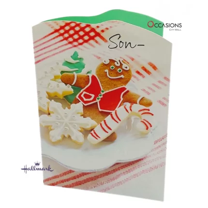 Gingerbread Christmas Son Card