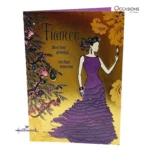 Elegant Fiancée Christmas Card