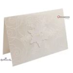 White Snowflake Christmas Card