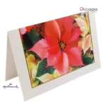 Poinsettia Holiday Christmas Card